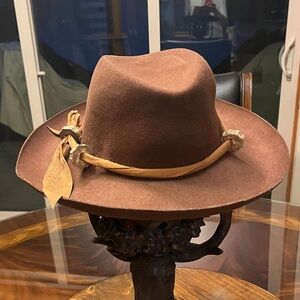 Hat Attack Brown Felt Hat